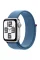 Apple Watch SE 2 2023 40mm GPS Silver Aluminum Case with Winter Blue Sport Loop
